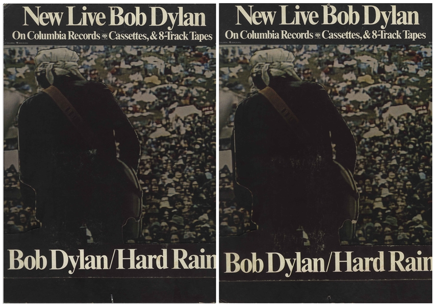 Bob Dylan Rare Promotional Advertising for ''Hard Rain''