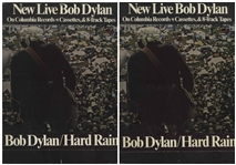 Bob Dylan Rare Promotional Advertising for ''Hard Rain''
