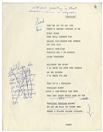 Vincent Price's Personally Owned Script From the ''Thriller'' Music Video -- With Price's Handwritten Notes, Including a Mention of the Singer Prince Visiting -- With LOA From Price's Daughter