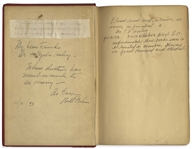 Bill Wilson Signed First Edition, First Printing of Alcoholics Anonymous ''Big Book'' -- Scarce, With a Heartfelt Inscription by Wilson: ''...Whose devotion has meant so much to so many...''