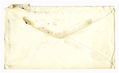 George Custer Envelope Made Out in His Hand to his Wife -- ''Mrs. Genl Custer''