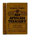 Langston Hughes Twice-Signed Copy of ''An African Treasury'' -- Writings Selected by Hughes by Black Africans