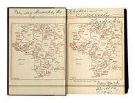 Langston Hughes Twice-Signed Copy of ''An African Treasury'' -- Writings Selected by Hughes by Black Africans