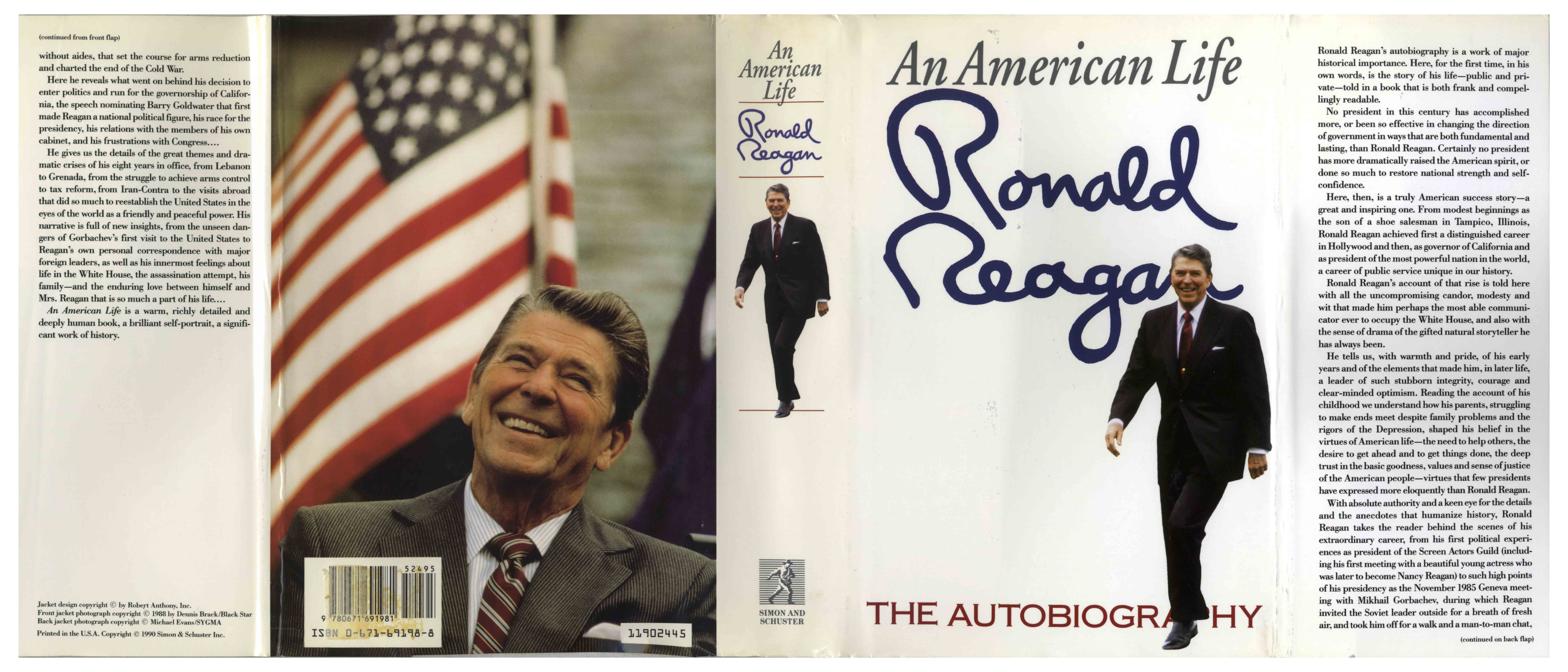 Lot Detail - Ronald Reagan Signed Bookplate, Accompanied by the First ...