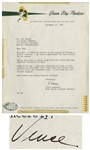 Vince Lombardi Letter Signed From 1965 as Coach of the Green Bay Packers -- ...Things have been a little rough here and I have had some important decisions to make...