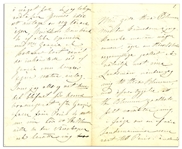 Jenny Lind ''Swedish Nightingale'' Autograph Letter Signed Regarding the Opera Singer Mathilda Ebeling -- Dated 23 March 1849 Shortly After Lind Announced Her Early Retirement From Opera