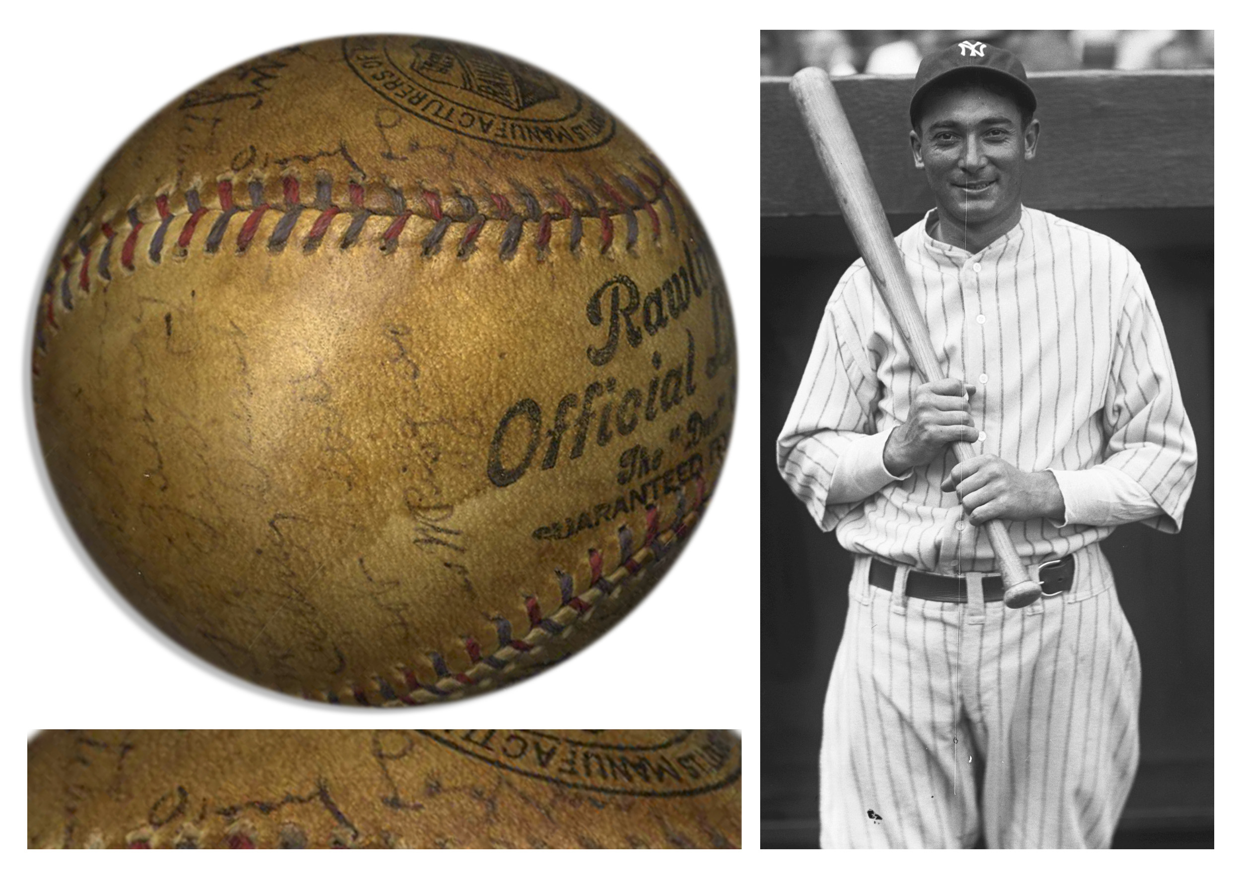 Yankees Team-Signed Ball From 1929, Featuring Babe Ruth's Signature on...