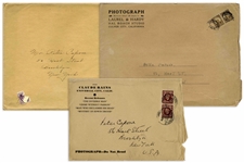 Stan Laurel, Claude Rains and Colin Clive Signed Photos -- Laurel & Clive Photos Measure 8'' x 10''