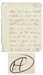 Hunter S. Thompson Autograph Letter Signed -- "Have just been evicted…Sandy still swollen [pregnant] - The Fear is on me…"