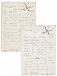Hunter S. Thompson Autograph Letter Signed -- "…No amount or quality of Journalism can preserve that fine, high sound…maybe fiction will come closer…"