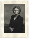 Large 12" x 16" Photograph of Margaret Thatcher, Taken by Terence Donovan in 1995