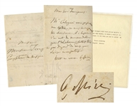 Gioachino Rossini Autograph Letter Signed -- ...do all that you can to assist my protege...