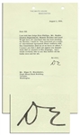 Dwight D. Eisenhower 1955 Letter Signed as President -- ...Any provision of a treaty or international agreement which conflicts with this Constitution shall be of no force or effect...