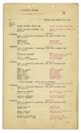 Vintage 1939 Script For ''Invisible Stripes'' Starring George Raft, Humphrey Bogart & William Holden -- With Hand Corrections & Notes