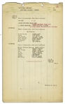 Vintage 1939 Script For ''Invisible Stripes'' Starring George Raft, Humphrey Bogart & William Holden -- With Hand Corrections & Notes