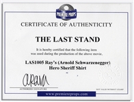 Arnold Schwarzenegger Screen-Worn ''Hero'' Costume From ''The Last Stand''