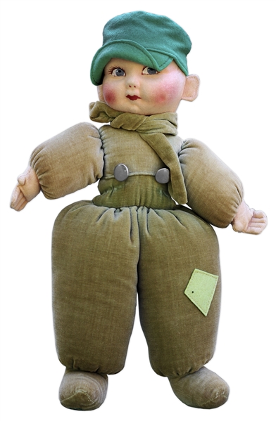 Shirley Temple Owned Puffy Felt Boy Doll