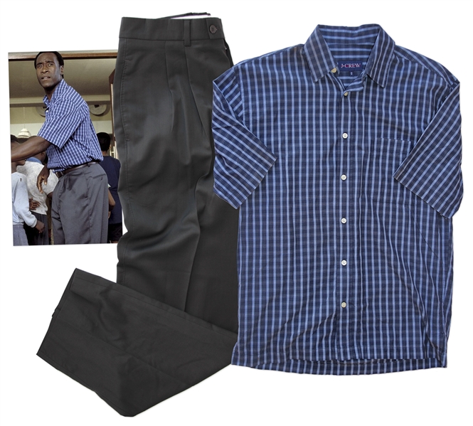 Don Cheadle Screen-Worn Outfit from His Academy Award Nominated Role in ''Hotel Rwanda''