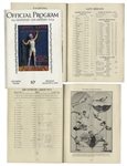 Olympics Program for the 1932 Summer Games in Los Angeles -- Program for 5 August 1932 Events