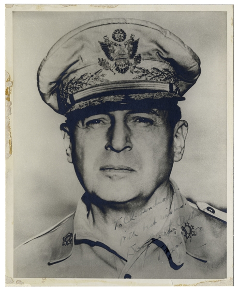 General Douglas MacArthur 8'' x 10'' Signed Photo in Uniform