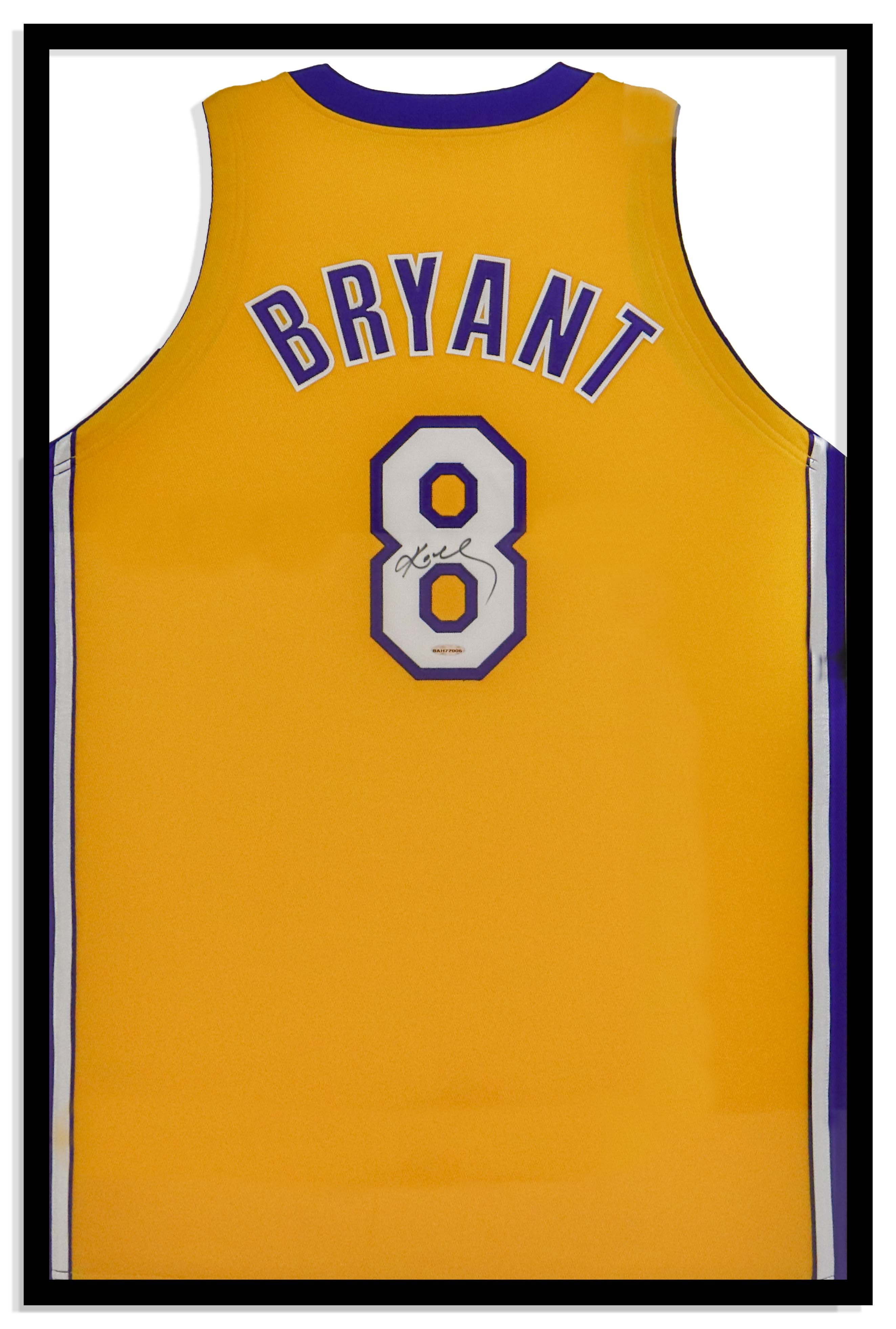 Lot Detail - Kobe Bryant Signed #8 Jersey -- With Upper ...