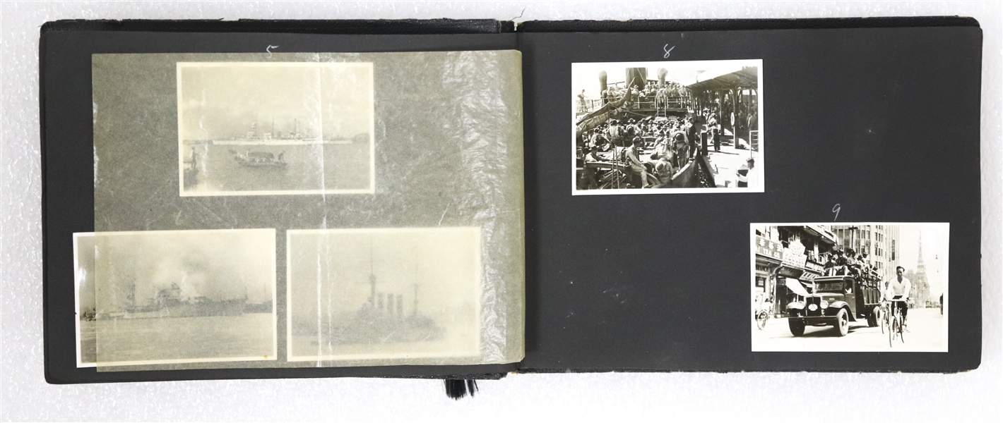 Rare Complete Photo Album by the An Fong Studio, Documenting the Battle of Shanghai -- 110 Photos Titled ''The Sino-Japanese Hostilities 1937 / Shanghai''