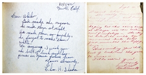 Extraordinary Autograph Album of a Young Japanese Girl Imprisoned in the Tule Lake Concentration Camp During WWII -- ''...Tule Lake will remain in my memory for ever...''