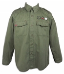 David Crosby Personally Owned Military Shirt for the Crosby, Stills, Nash & Young Freedom of Speech Tour