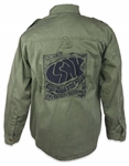 David Crosby Personally Owned Military Shirt for the Crosby, Stills, Nash & Young Freedom of Speech Tour