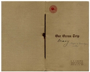 1910 Diary From a Voyage on the RMS Celtic -- The Most Popular Ocean Liner of the Early 20th Century