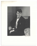 Berenice Abbott Signed Photo Mat of Her Portrait of Jane Heap -- Measures 16 x 20
