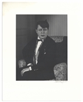 Berenice Abbott Signed Photo Mat of Her Portrait of Jane Heap -- Measures 16 x 20