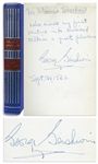 George Gershwin Signed First Edition of His Biography, George Gershwin / A Study in American Music