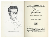George Gershwin Signed First Edition of His Biography, ''George Gershwin / A Study in American Music''