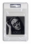Adele Signed CD Cover for ''21'' -- With PSA/DNA Authentication