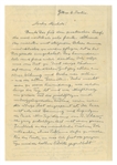 Albert Einstein Autograph Letter Signed Regarding His United Field Theory: ''...I have been brooding and calculating almost all of my days and half of the nights...'Unified Field Theory'...''