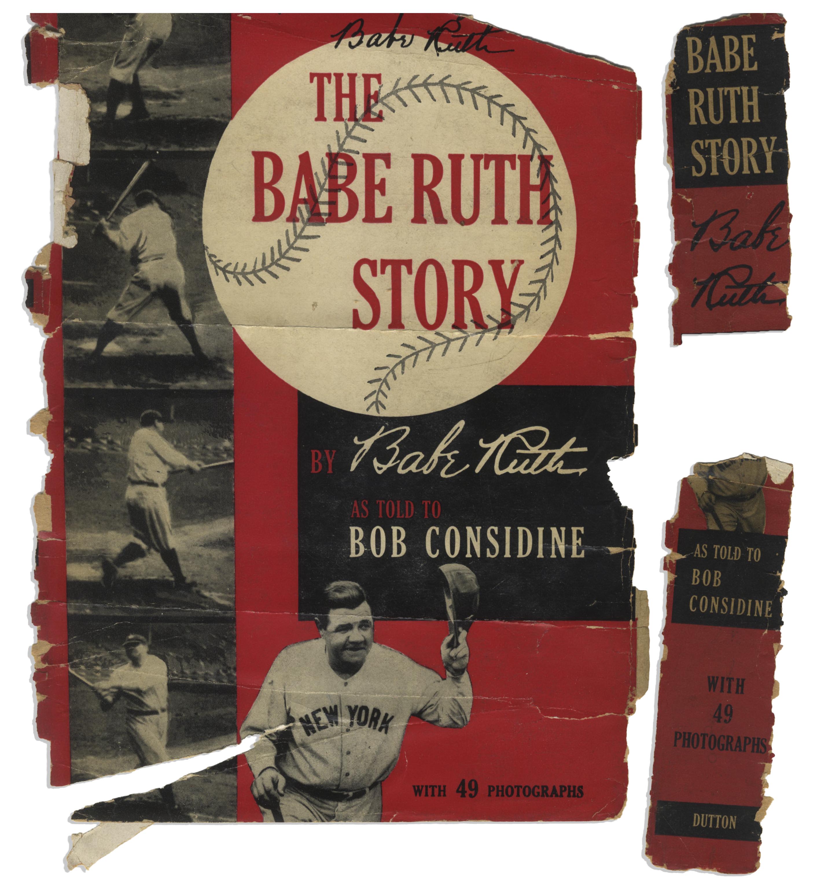 Lot Detail - Babe Ruth Signed First Edition of His Biography ''The Babe ...
