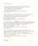 Bob Dylan Signed, Handwritten Lyrics to ''Like a Rolling Stone'', The Quintessential Rock Song -- With Jeff Rosen COA