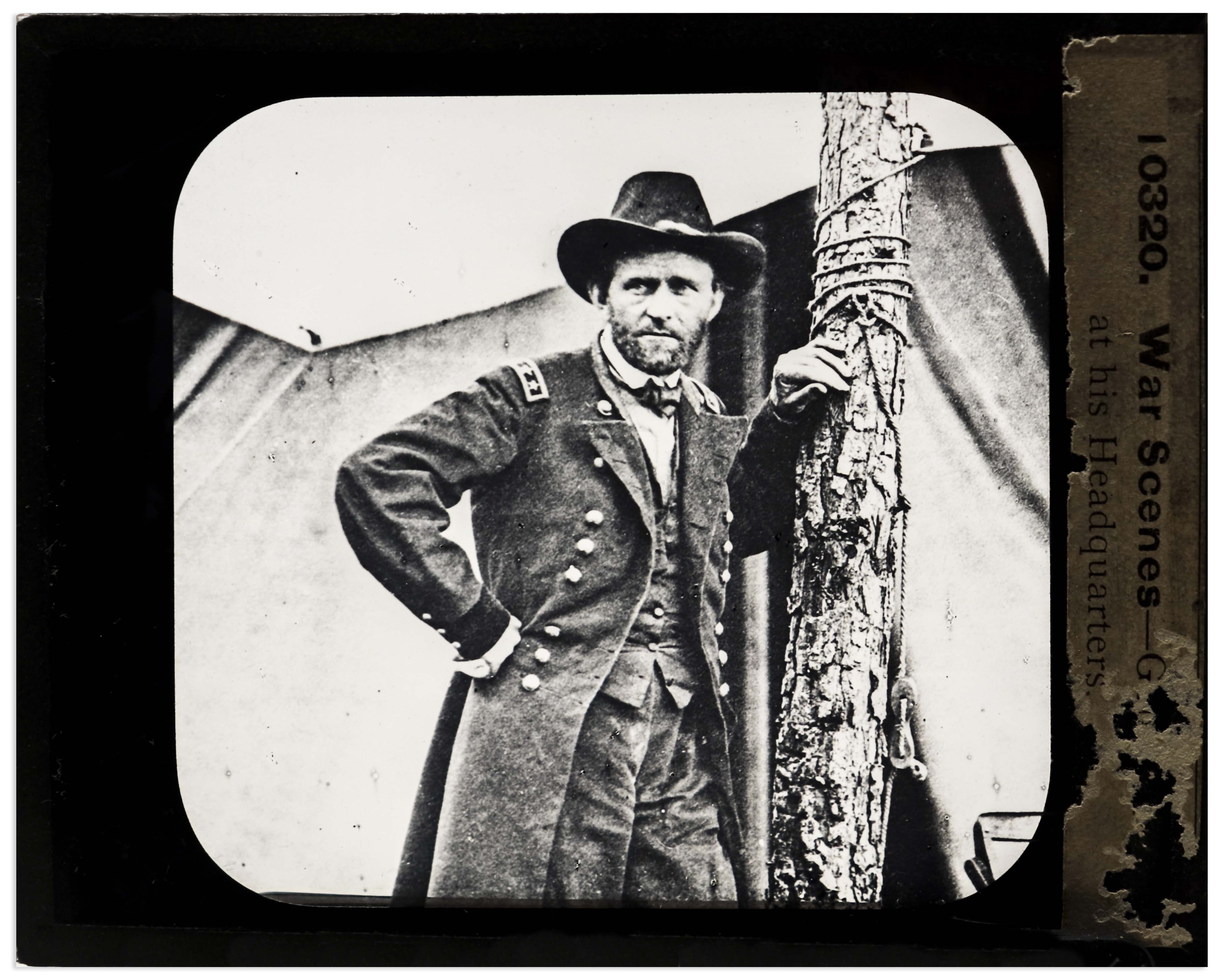 Lot Detail - Civil War Magic Lantern Slide -- General Ulysses S. Grant ...