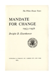 Dwight D. Eisenhower Signed Limited Edition of His Memoir, ''The White House Years'' -- Uninscribed, #923 of the Limited Edition