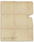 George Washington Franking Signature During the Revolutionary War
