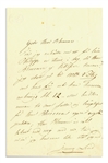 Jenny Lind, the Swedish Nightingale, Autograph Letter Signed With Her Full Name ''jenny Lind''