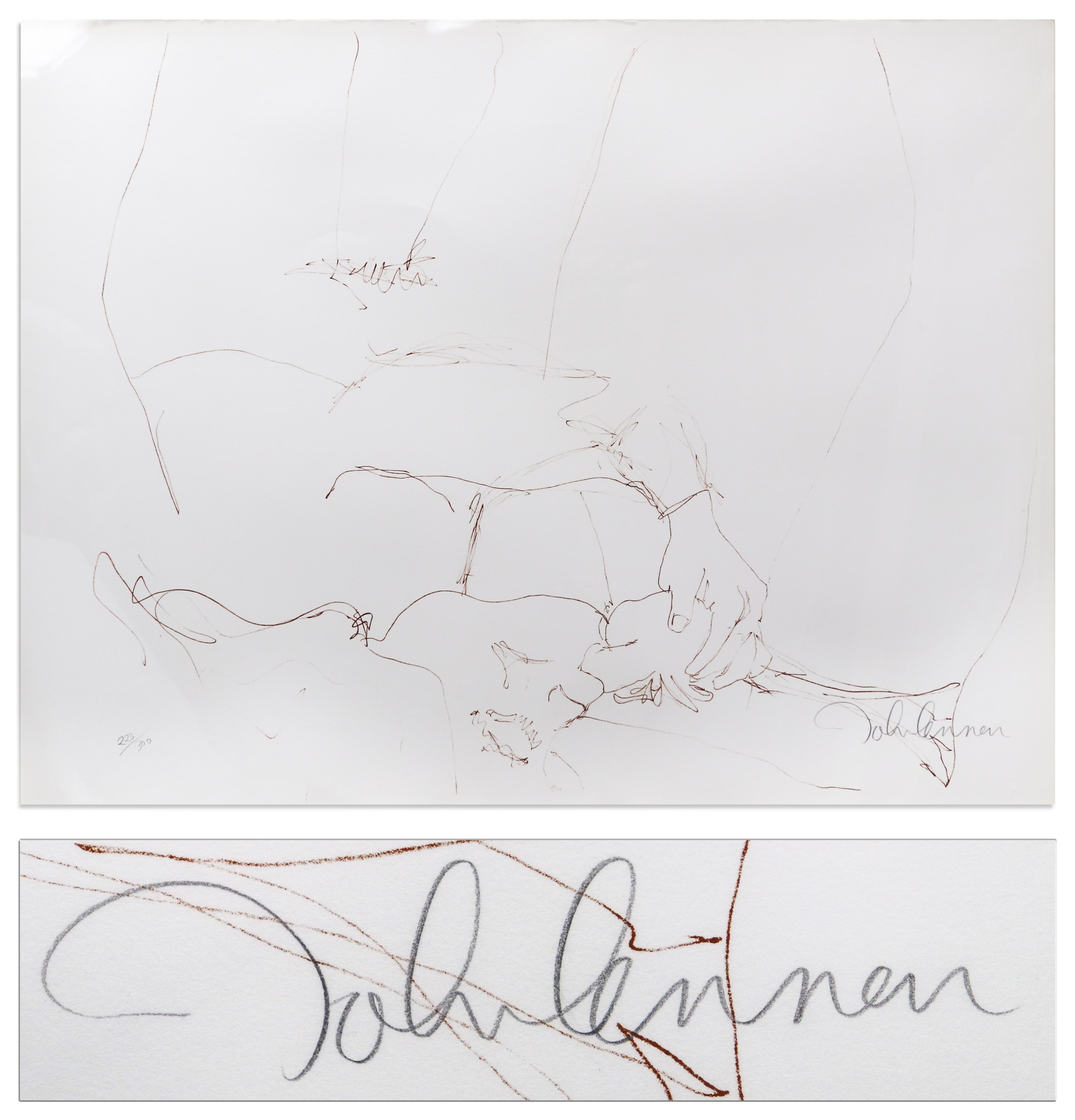 Lot Detail - John Lennon Signed ''Bag One'' Limited Edition Lithograph ...