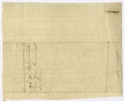 John Adams Family Document -- Regarding Debts Due From the Estate of Elihu Adams, John Adams' Brother