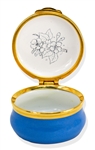 Ronald & Nancy Reagan Personally Owned Ring Container, Decorated With Wedding Bells & the Words ''For Ever''