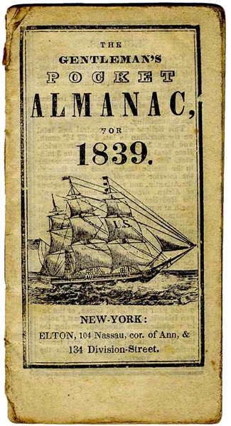 New York Pocket Almanac for 1839