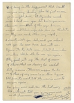 Rene Gagnon 1943 WWII Autograph Letter Signed, Plus Signed Envelope -- ''...They just put up the list of names of those that are leaving for combat duty overseas...''