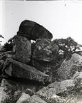 Civil War Magic Lantern Slide From the Summit of Little Round Top at Gettysburg -- Shown as the Hill Appeared in the 19th Century