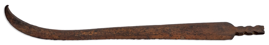Little Bighorn Battle Relic -- Steel Arrowhead Used in the Historic Battle, Likely by the Native Americans Forces -- From the Stella Foote Collection