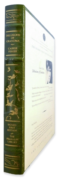 Carrie Fisher Signed Deluxe Limited Edition of ''Delusions of Grandma''